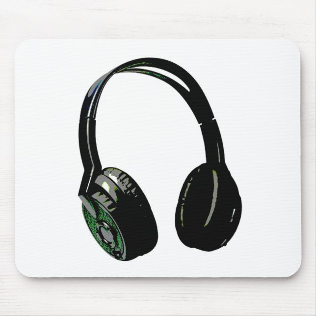 Fotbollskonst för hörlurar musmatta (Framsidan)