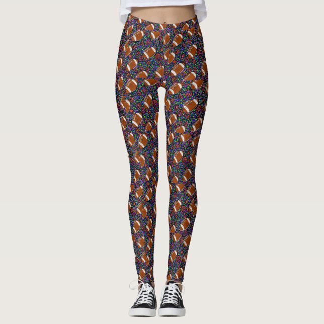 Fotbollskonst Leggings (Framsida)