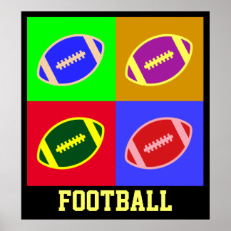 Fotbollskonst Poster