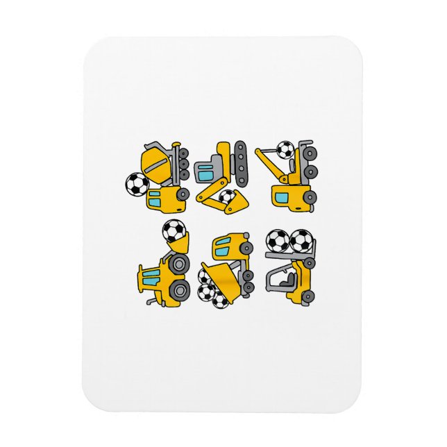 Fotbollskonstruktion för fotbollen Soccer Ball Kid Magnet (Vertikal)