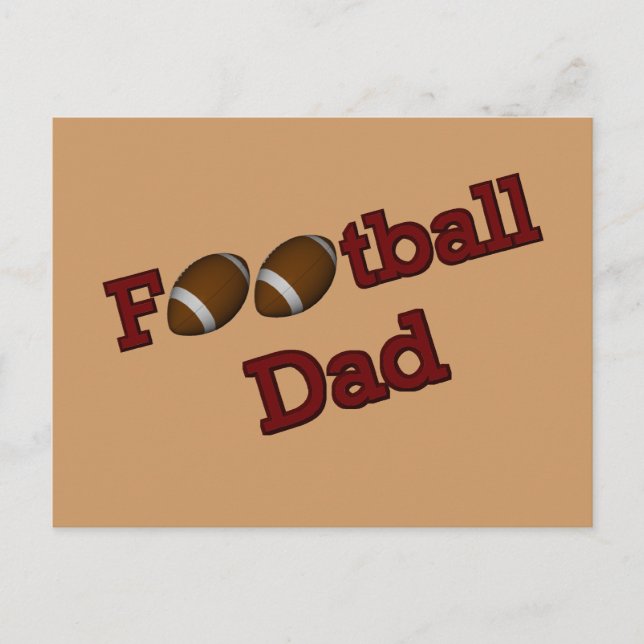Fotbollskort Pappa Vykort (Framsida)