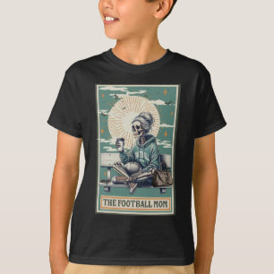 Fotbollskortet Mamma Skeleton Tarot Card Ballpark T Shirt