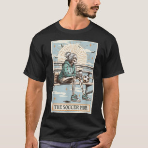 Fotbollskortet Mamma Skeleton Tarot Card, fotboll T Shirt