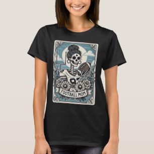 Fotbollskortet Mamma Tarot Card Skeleton Football T Shirt
