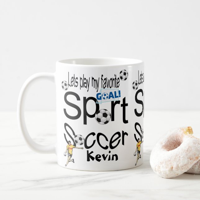 Fotbollskrusar Sport Kaffemugg (Med munk)