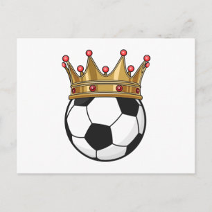Fotbollskung Vykort