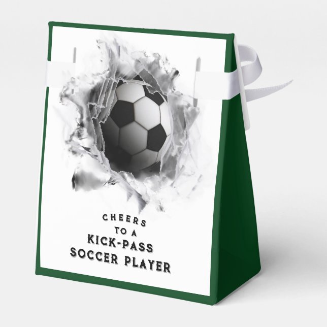Fotbollslag presentförpackning presentaskar (Baksidan Sidan)