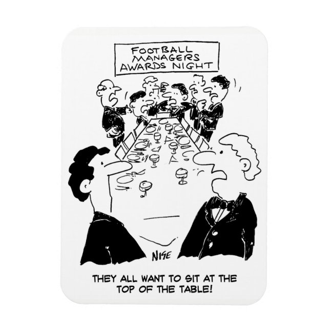 Fotbollsledare Nightl Awards Magnet (Vertikal)