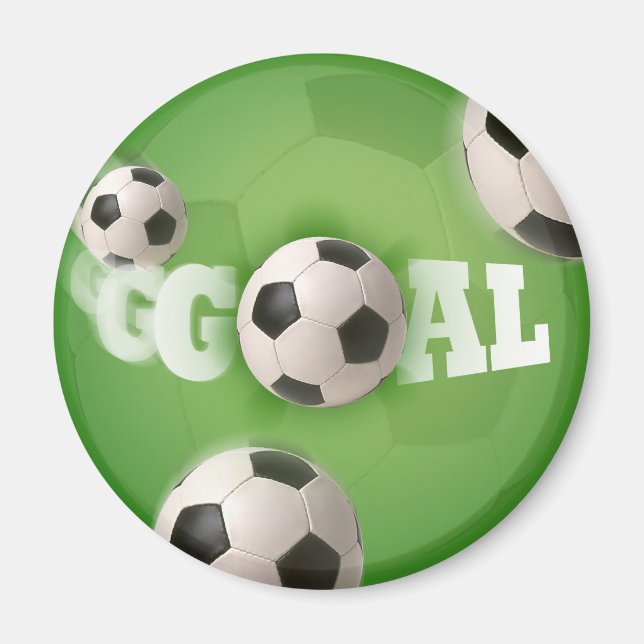 Fotbollsmål för fotboll - Magnet (Framsidan)