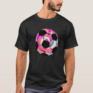 Fotbollsmål för Retro Soccer Ball Design Kärlek T Shirt