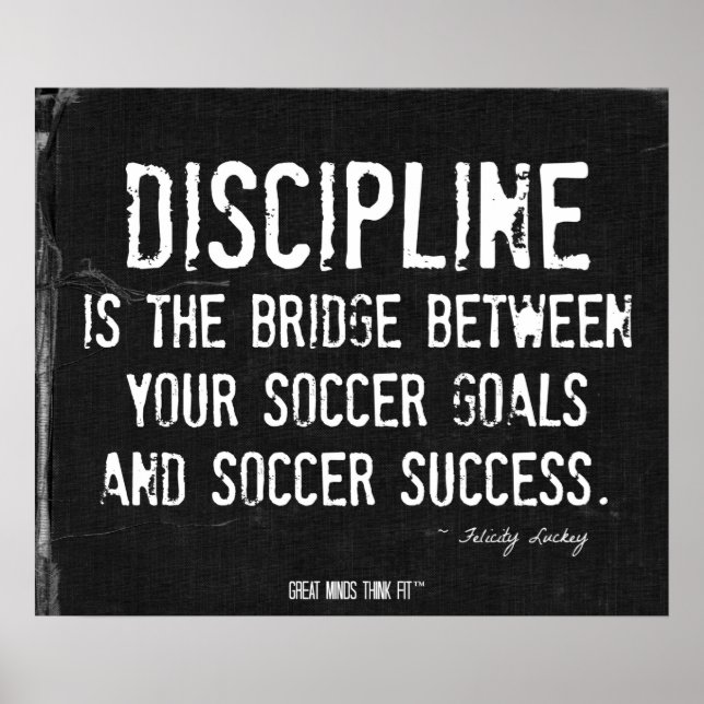 Fotbollsmål och framgång Poster i Black Denim 005 (Framsidan)