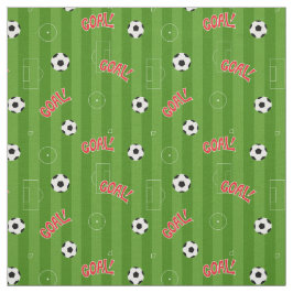 Fotbollsmål och Grönt Rand Tyg