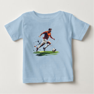fotbollsmål Ögonblick Action Shot T Shirt