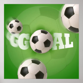 Fotbollsmål - Poster