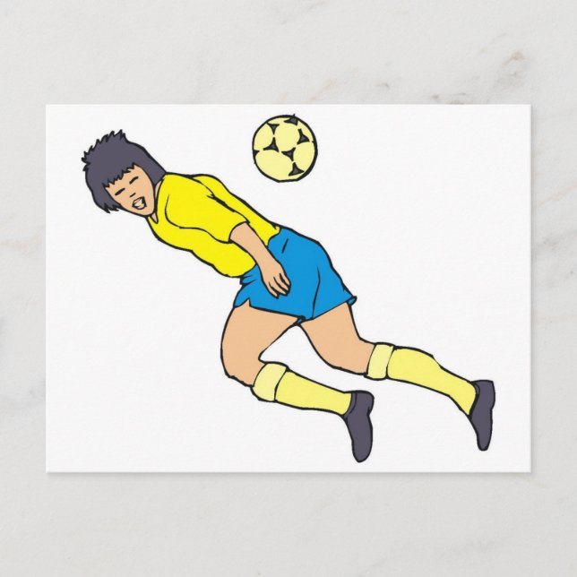 Fotbollsmål Vykort (Framsida)