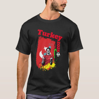 Fotbollsmålet Firande Turkiet Flagga 2025 T Shirt