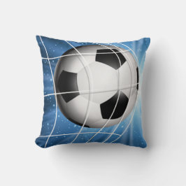 Fotbollsmålsdesign för barn 9-10 kudde