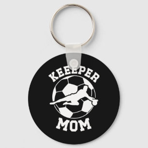 Fotbollsmålvakt mamma till en fotbollsmålvakt mor nyckelring