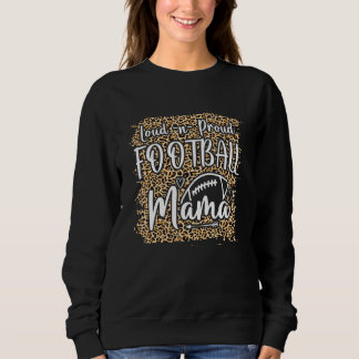 Fotbollsmamma Fotbollsspelare Leopardsmönster Fotb T Shirt