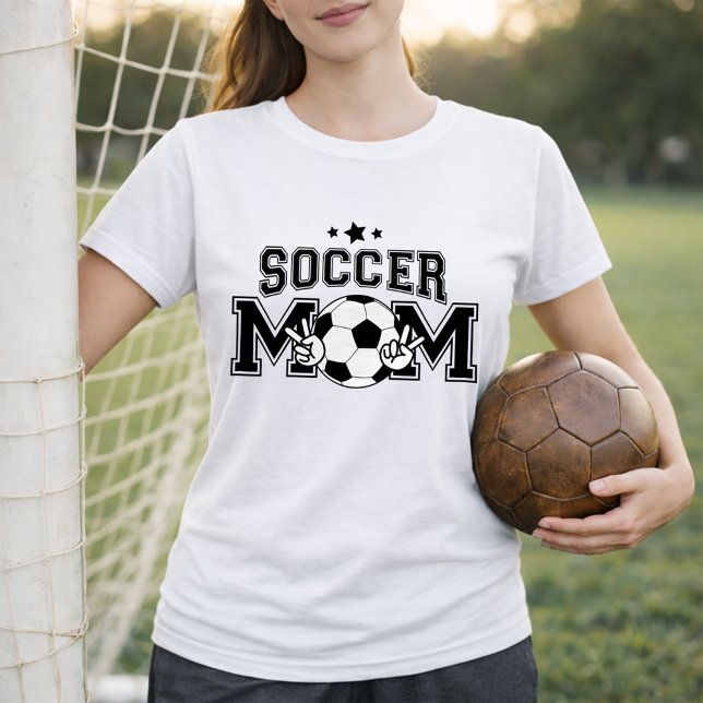 Fotbollsmamma i toppklass med boll t shirt (Skapare uppladdad)