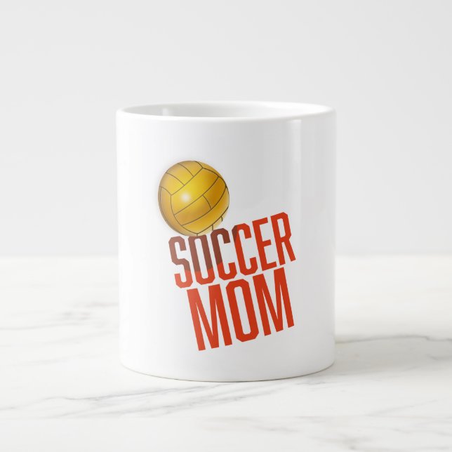 Fotbollsmamma Jumbo Mugg (Framsidan)