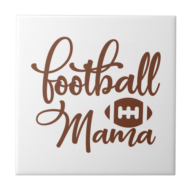 Fotbollsmamma Kakelplatta (Framsidan)