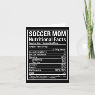 Fotbollsmamma Ll Mamma Näringsfakta Roliga mödrar Kort