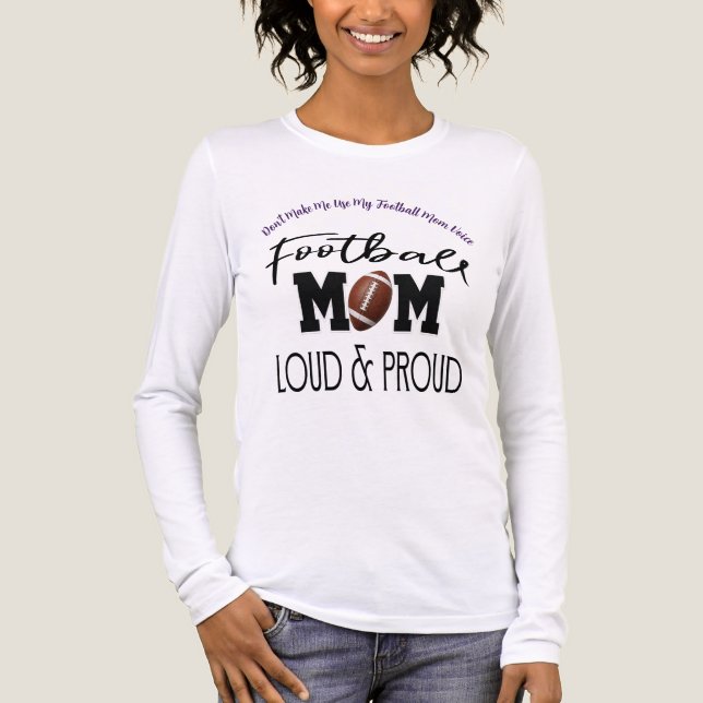 Fotbollsmamma Matchdag T Shirt (Framsida)