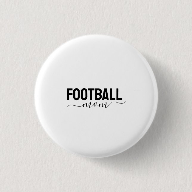 Fotbollsmamma modernt manus knapp (Framsida)