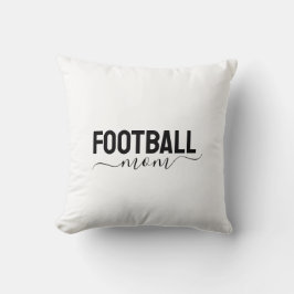 Fotbollsmamma modernt manus kudde