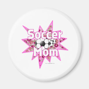 Fotbollsmamma Rosor Magnet