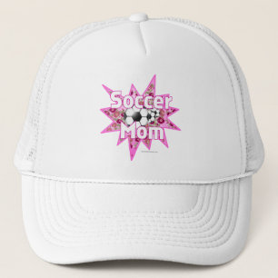 Fotbollsmamma Rosor Truckerkeps