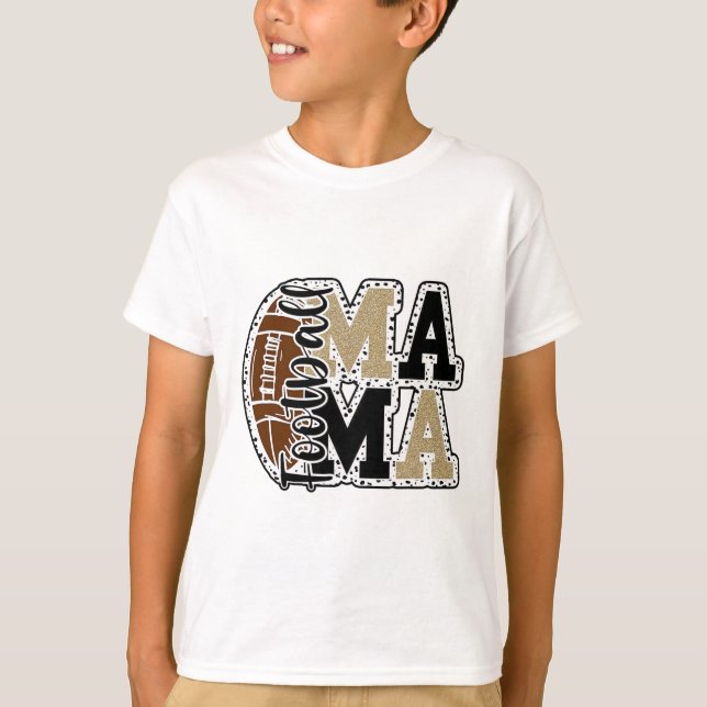Fotbollsmamma  t shirt (Framsida)