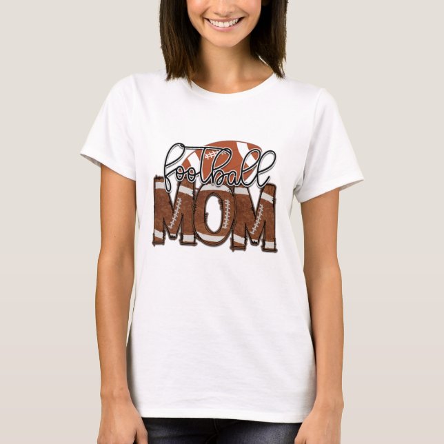 Fotbollsmamma  t shirt (Framsida)