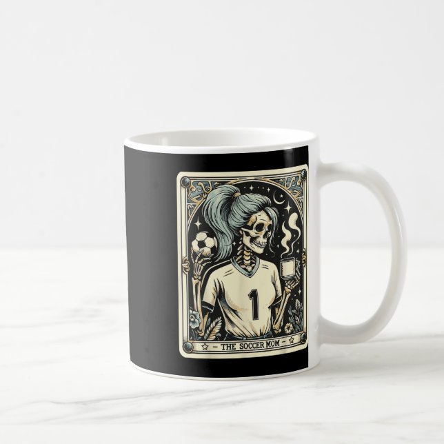 Fotbollsmamma Tarotkort _2  Kaffemugg (Höger)