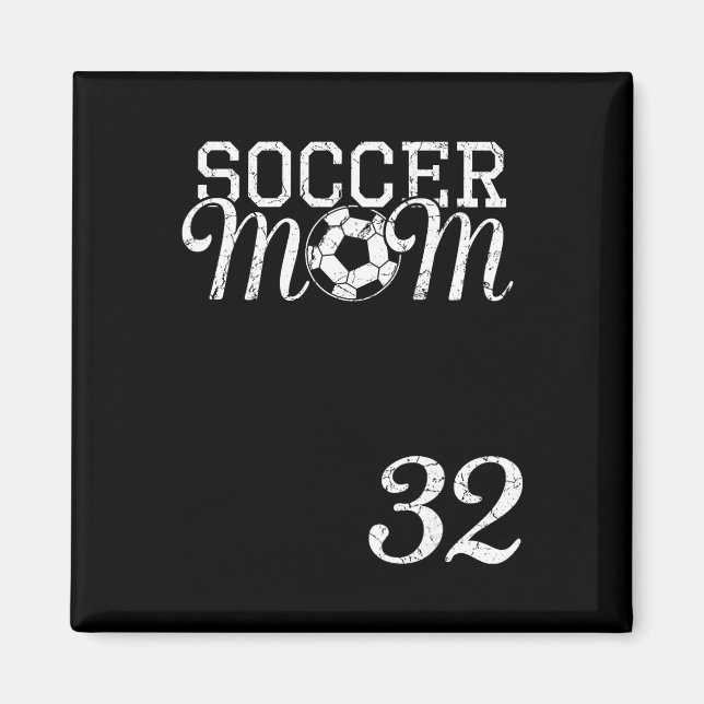 Fotbollsmamma Tröjnummer 32 Favoritspelare #32 Te Magnet (Framsidan)