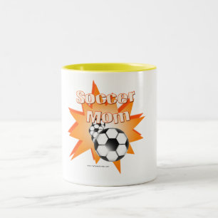 Fotbollsmamma Två-Tonad Mugg