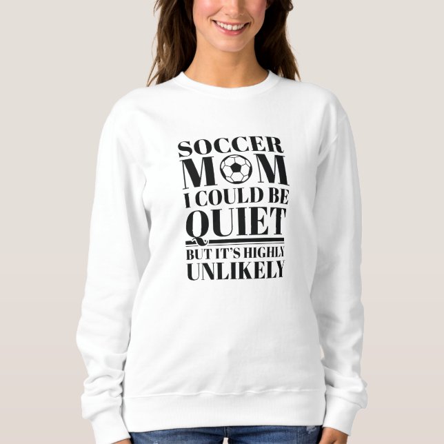 Fotbollsmamma Tyst T Shirt (Framsida)