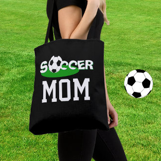 Fotbollsmamma väska, fotbollsfan, sport tygkasse