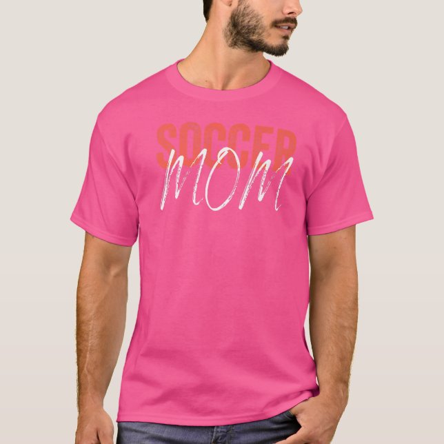 Fotbollsmamma Vintage  Fotboll  3 T Shirt (Framsida)