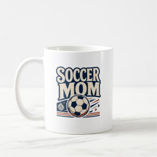 Fotbollsmamma Vintage Fotbollsmamma Fotbollsentusi Kaffemugg