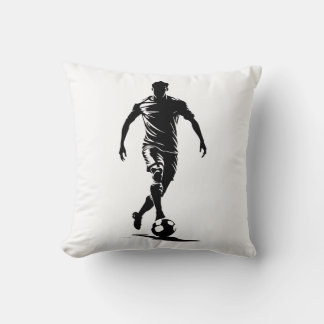 Fotbollsmannens design med boll. kudde