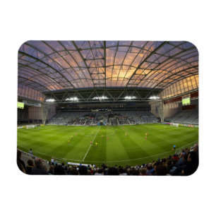 Fotbollsmatch, Forsyth Barr Stadium, Dunedin Magnet