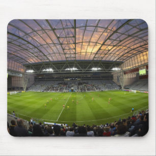Fotbollsmatch, Forsyth Barr Stadium, Dunedin Musmatta