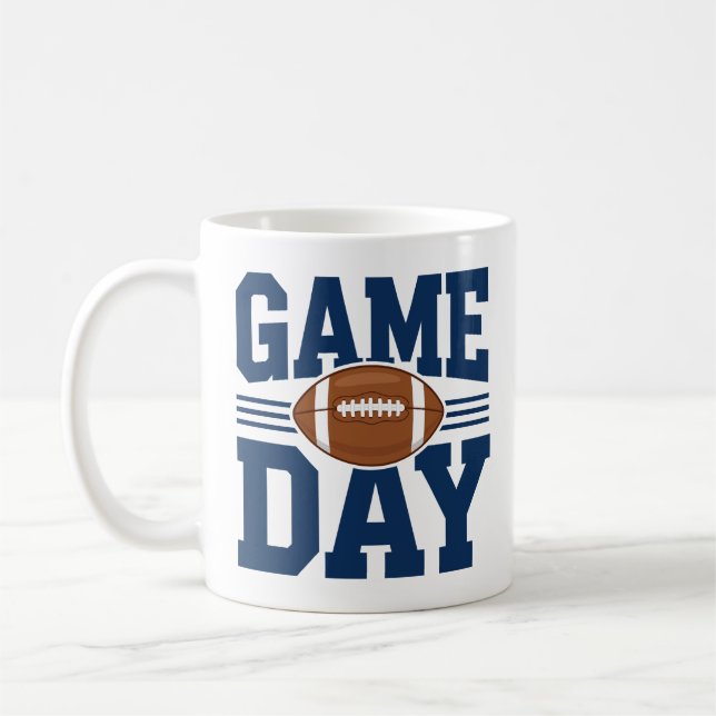 Fotbollsmatchdag Kaffemugg (Vänster)