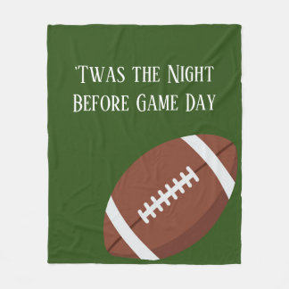 Fotbollsmatchdagsfilt Fleecefilt