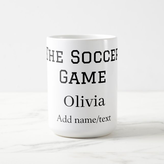 fotbollsmatchen fotboll namn fifa världscupen år  kaffemugg (Center)
