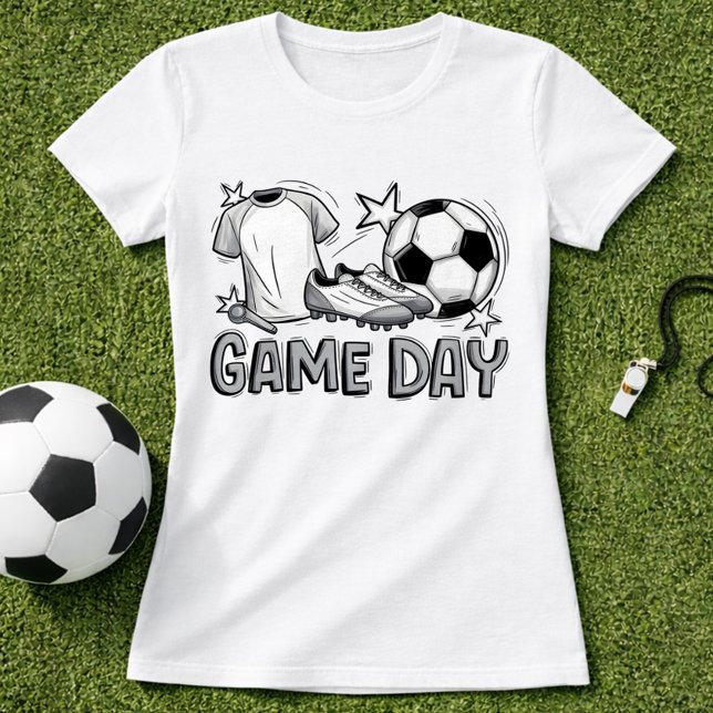 Fotbollsmatchens Spelardagssyn T Shirt (Skapare uppladdad)