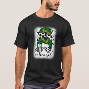 Fotbollsmatcher i Brasilien Fläkt Brasiliansk flic T Shirt