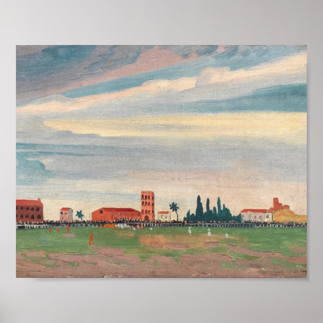 Fotbollsmatchning i Collioure | James Dickson Inne Poster (Framsidan)